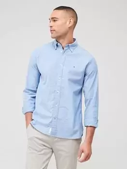 Image of Tommy Hilfiger 1985 Flex Oxford Rf Shirt, Blue, Size S, Men