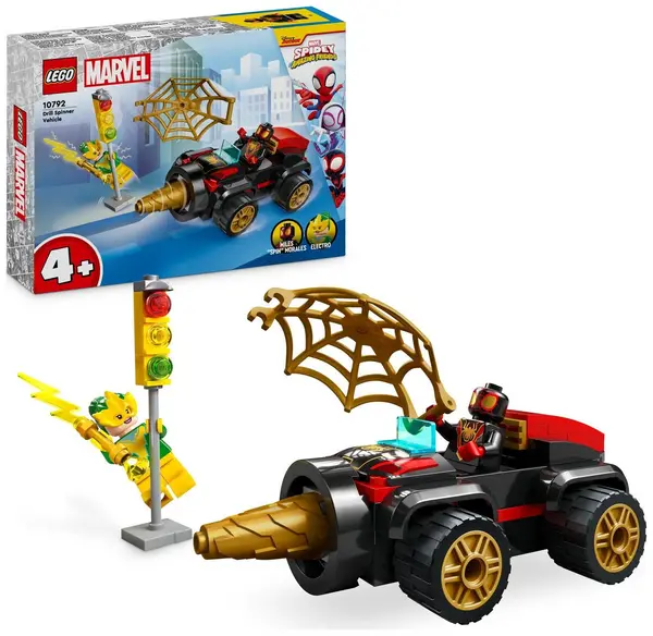 Image of LEGO LEGO Marvel Spidey & Friends Drill Spinner Vehicle 10792