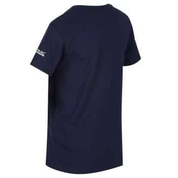 Image of Regatta Bosley III Cotton T-Shirt - Blue