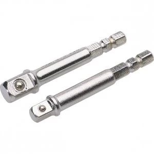Image of Draper 1/4" Hex 1/4" and 3/8" Drive Adaptors