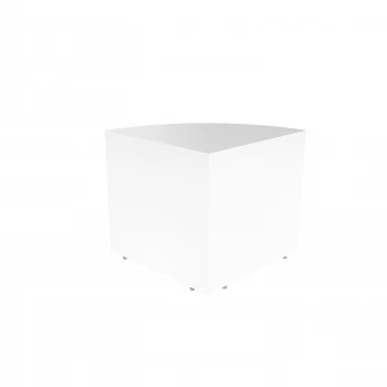 Image of Reception Modular Corner Base Unit - White