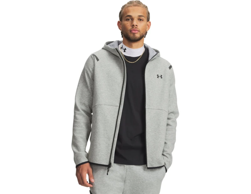 Image of Under Armour Unstoppable Flc Eu Hooded Jacket Grey C011 M