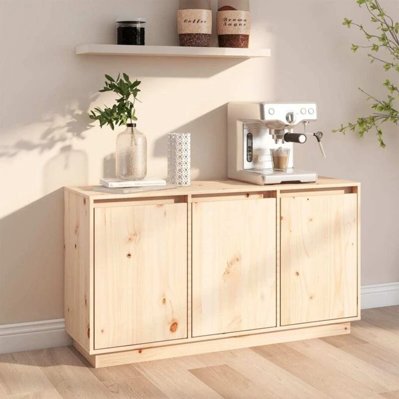 Image of VIDAXL Sideboard 111x34x60cm Solid Wood Pine Vidaxl 8720286904473