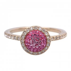 Image of Swarovski No Regrets Circle Ring 52 - Gold