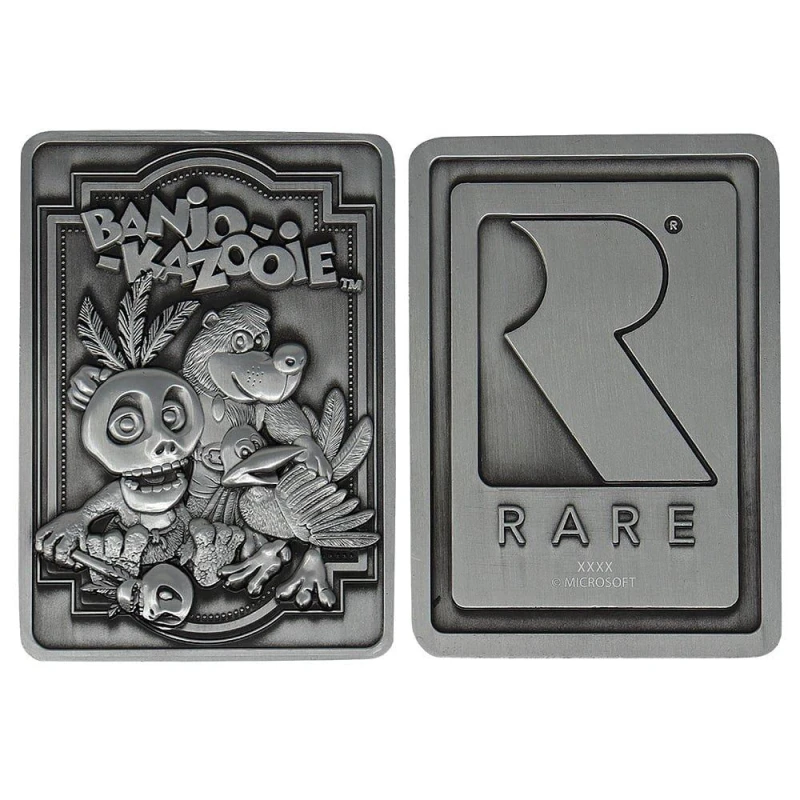 Image of Banjo-Kazooie Limited Edition The Rare Collection Metal Ingot Metallic Silver unisex
