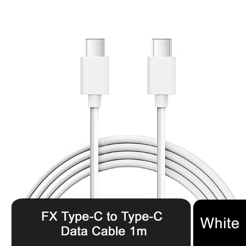 Image of FX FX Braided USB-C to USB-C Data Cable - Fast Charge, Sync, and Transfer - 1M