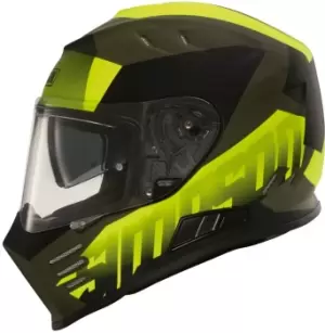 Image of Simpson Venom Army Motorcycle Helmet, black-yellow, Size S, black-yellow, Size S