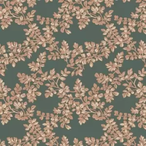 Image of Laura Ashley Burnham Fern Trail Smooth Wallpaper