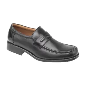 Image of Amblers Manchester Leather Loafer / Mens Shoes (12 UK) (Black)