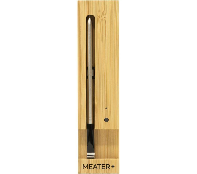 Image of MEATER Plus Smart Meat Thermometer - Honey & Bamboo, Yellow 5060480243484