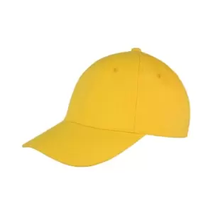 Image of Result Unisex Core Memphis 6 Panel Baseball Cap (One Size) (Yellow)