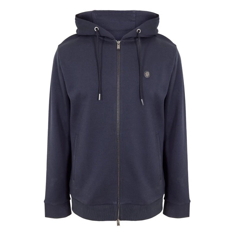 Image of Boss Mens HBB CSpence Zip Hoodie Zip Hoodies Small Blue 52999819350