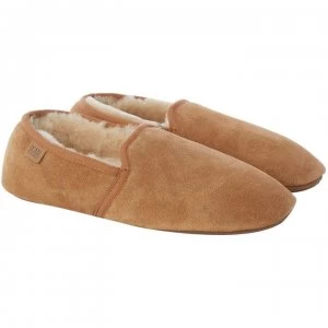 Image of Just Sheepskin Garrick Closed Back Sheepskin Slipper - Chestnut