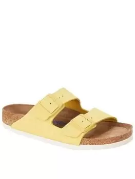 Image of Birkenstock Arizona Flat Sandals, Yellow, Size 4, Women