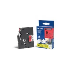 Image of Brother TZE-421 P-touch Black on Red Tape 9mm x 8m