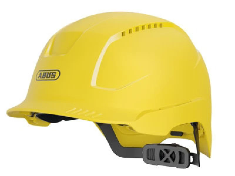Image of Abus SCATOR Vented Safety Helmet Yellow 41396