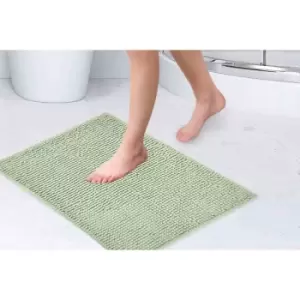 Image of Crossland Grove Emma Barclay Noodle Non-slip Bath Mat 40 X 60Cm Sage Green