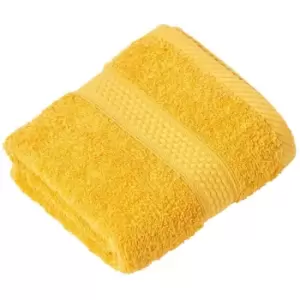 Image of HOMESCAPES Turkish Cotton Hand Towel, Ochre - Ochre