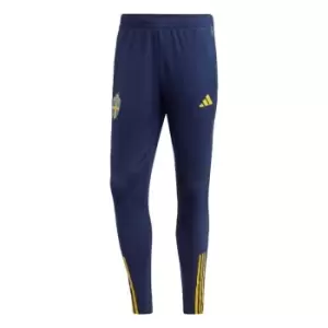 Image of adidas Sweden Tiro 23 Training Tracksuit Bottoms Mens - Team Navy Blue 2 / Eqt Yellow