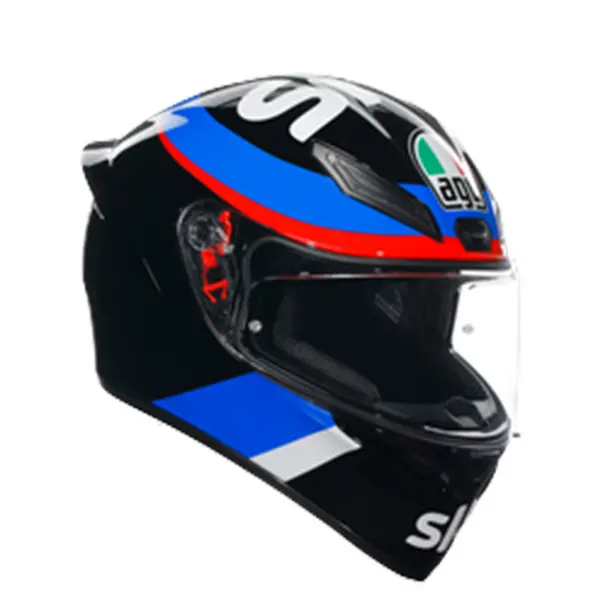 Image of AGV K1 S E2206 VR46 Sky Racing Team Black Red 023 Full Face Helmet 2XL