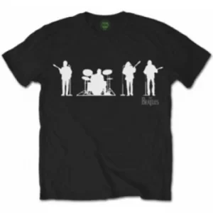 Image of The Beatles Saville Row Line Up (White Silhouettes): X Large