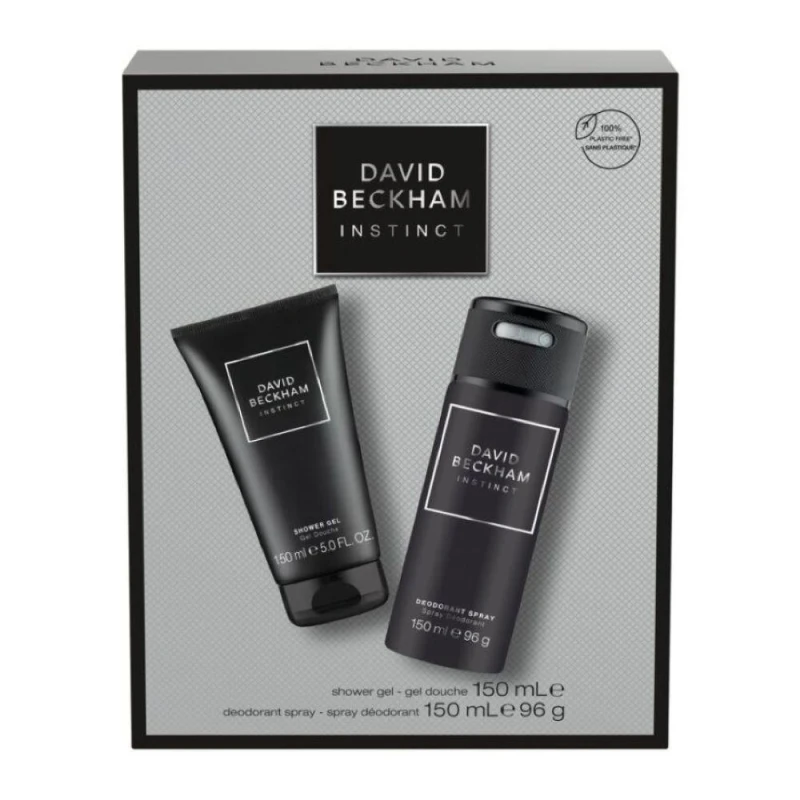 Image of David Beckham Instinct Gift Set 150ml Deodorant Spray + 150ml Shower Gel