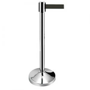 Image of GPC Belt Barrier Stainless Steel Post & Black Belt