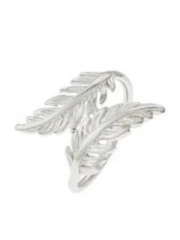 Image of Accessorize Sterling Feather Wrap Ring - Silver