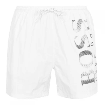 Image of Hugo Boss Octopus Logo Swim Shorts White Size L Men