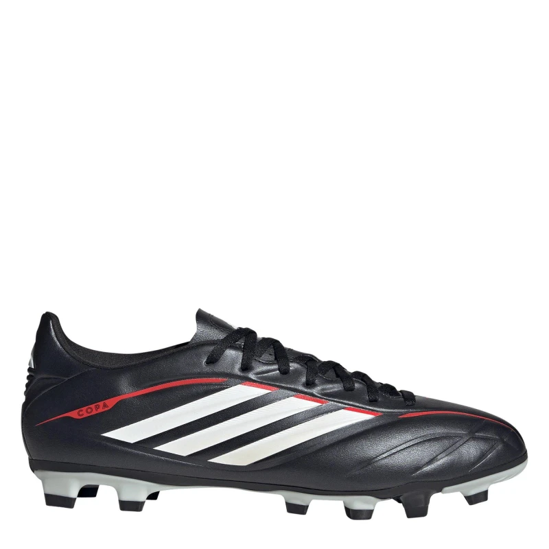 Image of adidas Mens adidas Copa Pure IV Club Firm Ground Football Boots Black/Red male 12 (47.3)