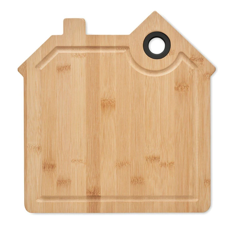 Image of Treat Republic Bamboo House Chopping Board Beige unisex Standard