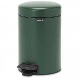 Image of Brabantia New Icon 3 Litre Pedal Bin - Pine Green