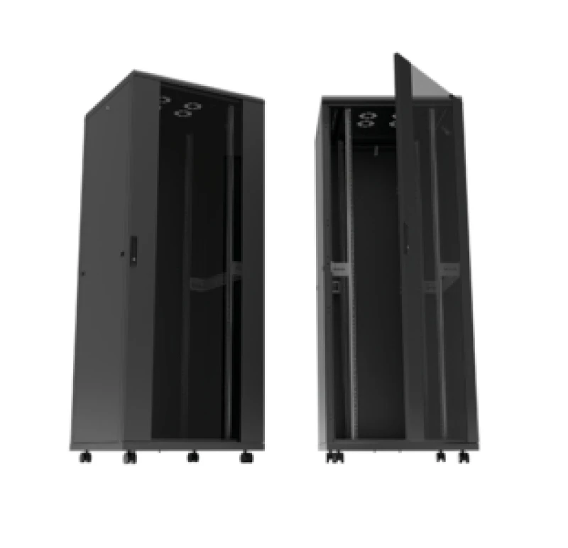 Image of LogiLink D32S66B rack cabinet 32U Freestanding rack Black