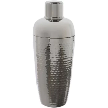 Image of Hotel Collection Cocktail Collection Beaten Metal Cocktail Shaker - Stainless Steel