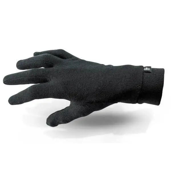 Image of Halvarssons Wool Undergloves Black Size L