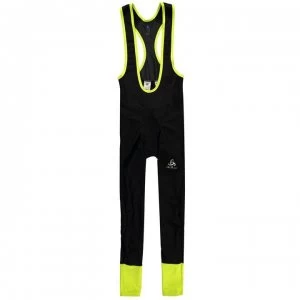 Image of Odlo Julier Long Suspender Tights Mens - Black/Yellow