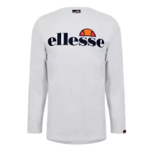 Image of Ellesse Grazie Long Sleeve T Shirt - White