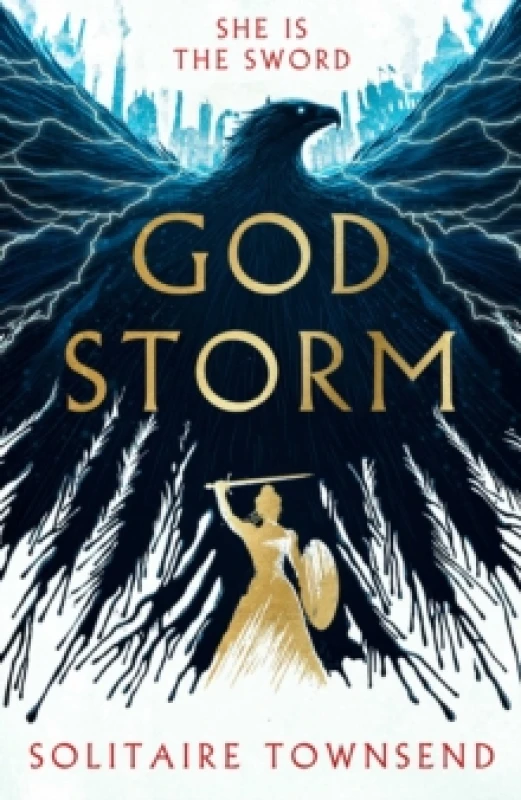Image of Godstorm : The Most High Octane and Original Fantasy Debut of 2026, where Red Rising meets Circe Hardback