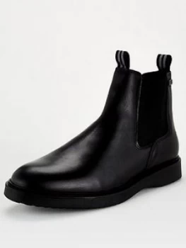 Image of Barbour International Crank Chelsea Boot - Black, Size 12, Men