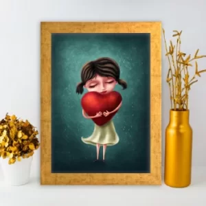 Image of AC1385455268 Multicolor Decorative Framed MDF Painting