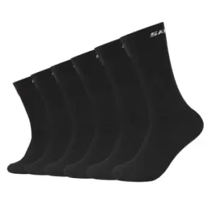 Image of Skechers 6 Pack Mesh Ventilation UniseXSocks 00 - Black