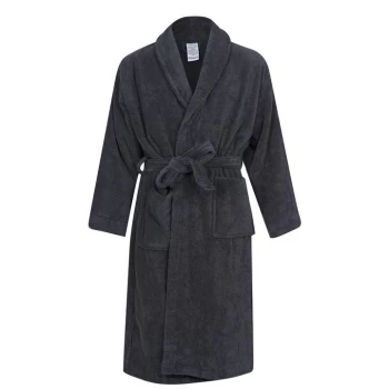 Image of Hotel Collection Velvet Touch Bathrobe - Slate