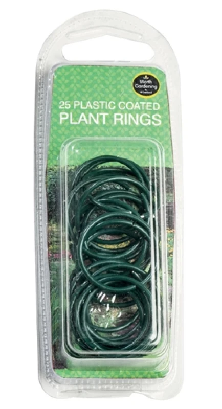 Image of Garland Plastic Coated Plant Rings (25) W1814