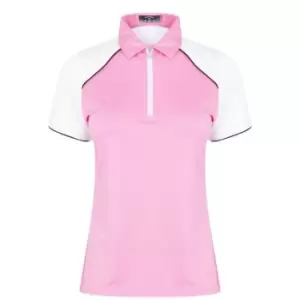 Image of Callaway quarter Zip Blouse Ladies - Pink