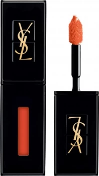 Image of Yves Saint Laurent Vernis a Levres Vinyl Cream Lip Stain 5.5ml 414 - Rave Orange