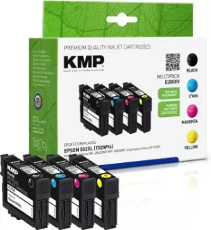 Image of KMP 1646,4005 ink cartridge 4 pc(s) Compatible High (XL) Yield...