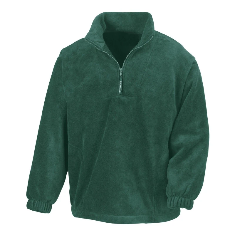 Image of Result Result Men Polartherm Fleece Top in Green Size: Medium Green M Male 5063527164421