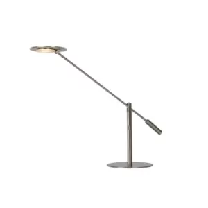 Image of Anselmo Modern Desk Lamp - LED Dim. - 1x9W 3000K - Satin Chrome