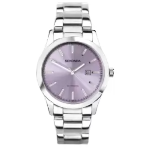 Image of Sekonda ColourPop Quartz Purple Dial Stainless Steel Bracelet Ladies Watch 40400