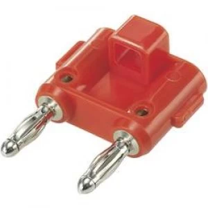 Image of Connector Red Pin diameter 4mm Dot pitch 19mm SCI